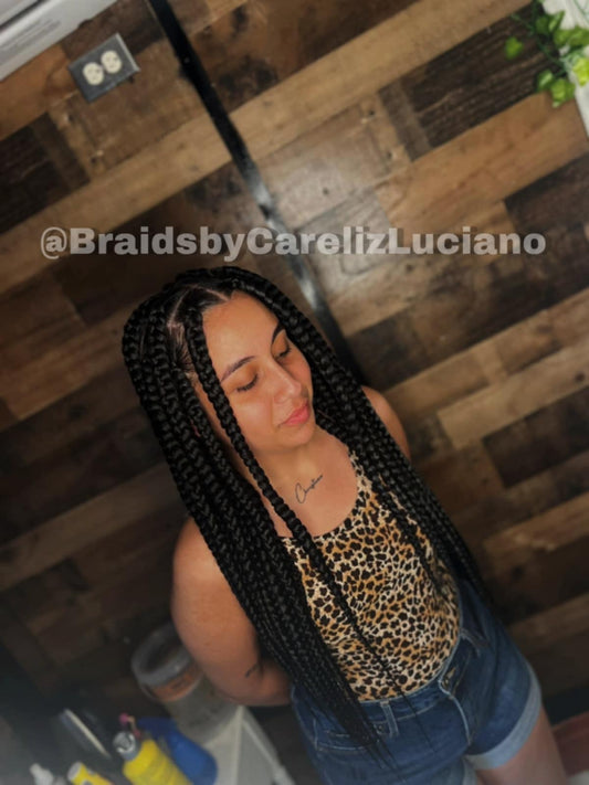 Knotless Jumbo Braids 30”