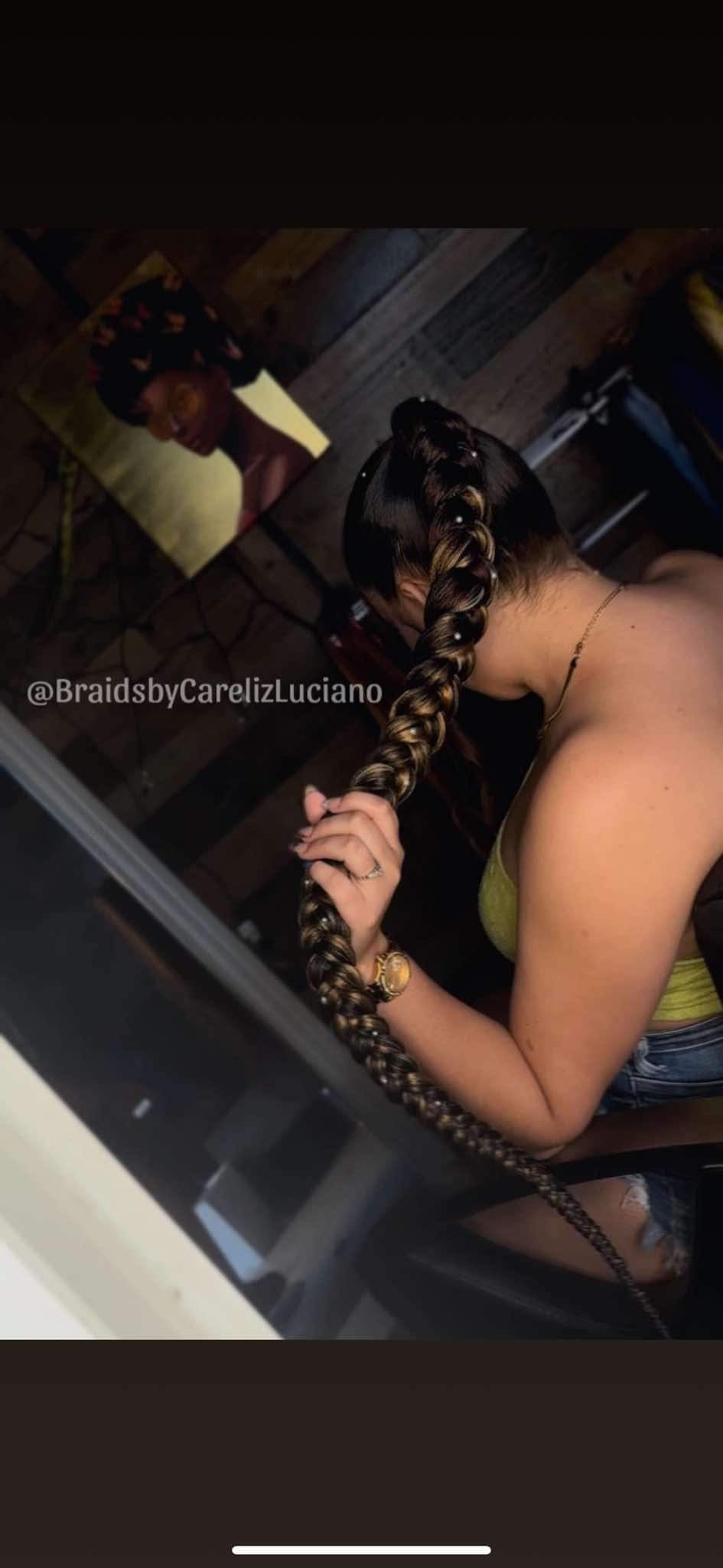 High Ponytail (Perl’s or Rhinestones)