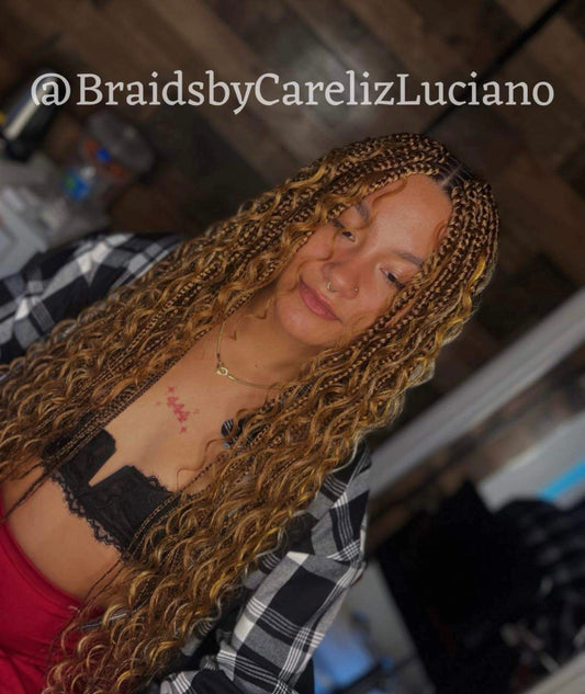 Bohemian Small Box Braids