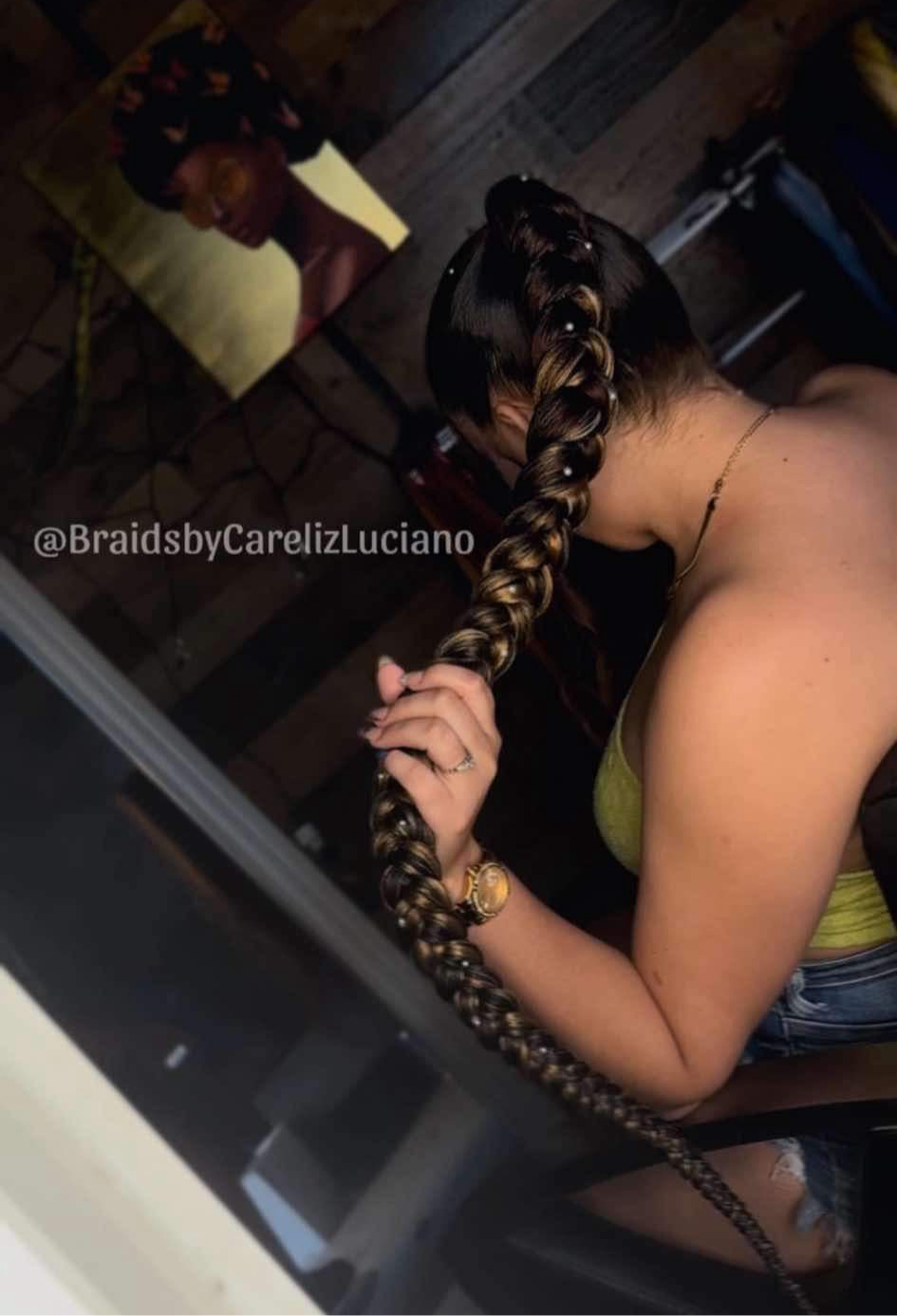 High Ponytail (Perl’s or Rhinestones)