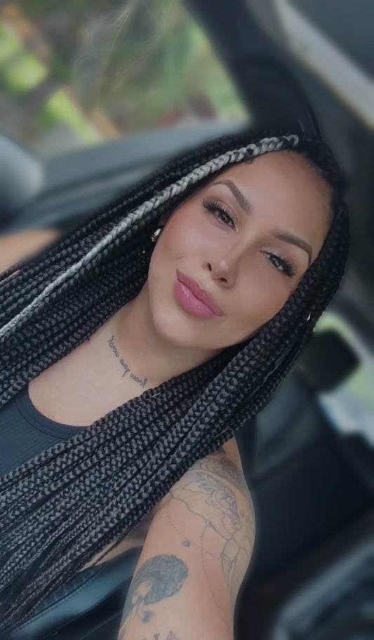 Oval Progresive Box Braids 26”