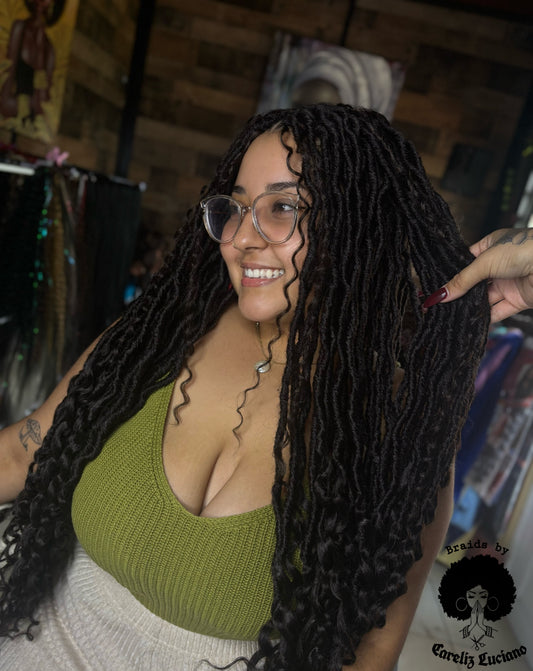 Goddess Locs (Extra Curls)
